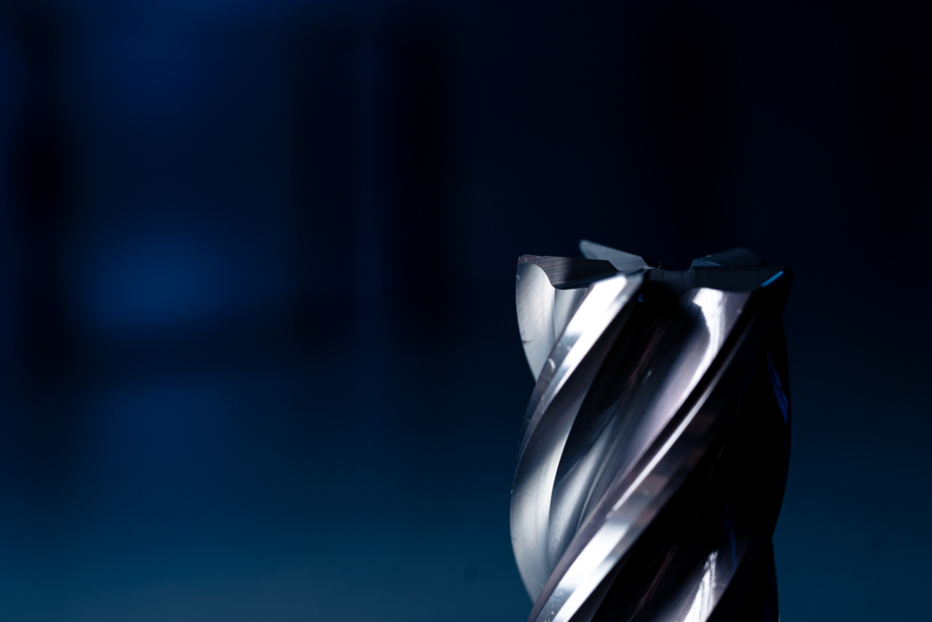 Detaljbild på borr – effektiv resursanvändning i hållbar produktion