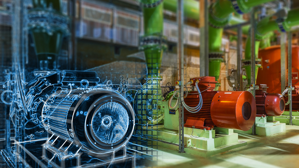 Grafik över digitala tvillingar